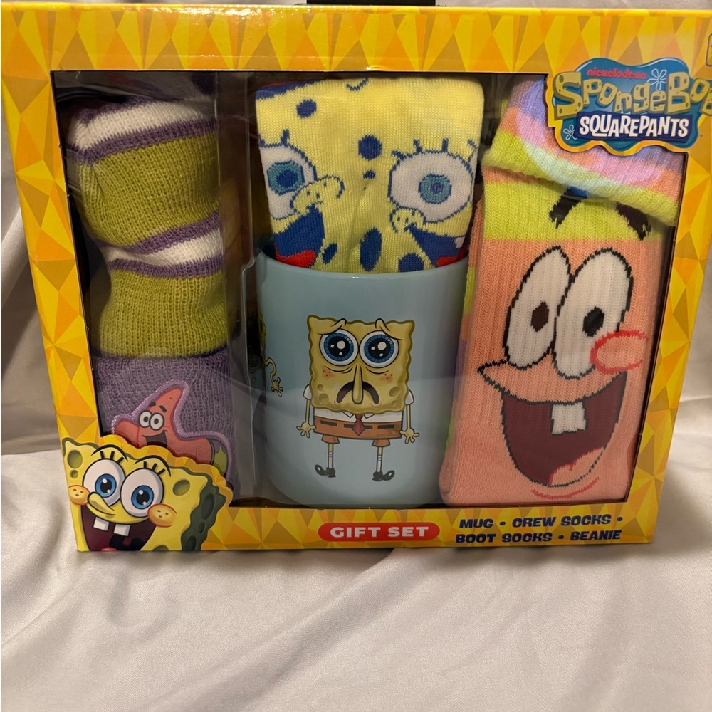 SpongeBob SquarePants Gift Set with Yellow and Blue